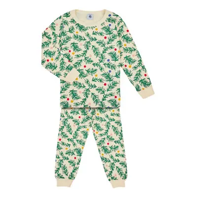 Petit Bateau TACOT girls's Sleepsuits in Green