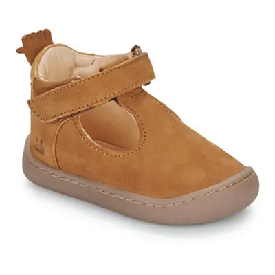 Easy Peasy MY DEBOO SALOME boys's Children's Shoes (High-top Trainers) in Brown