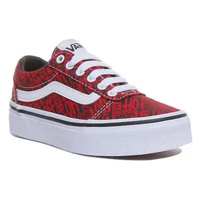 Vans Ward girls's Trainers in Red