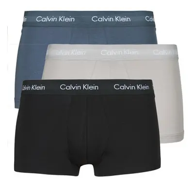 Calvin Klein Jeans LOW RISE TRUNK X3 men's Boxer shorts in Multicolour