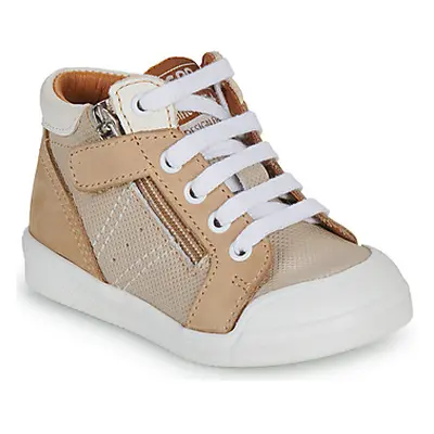 GBB ANATOLE boys's Children's Shoes (High-top Trainers) in Beige