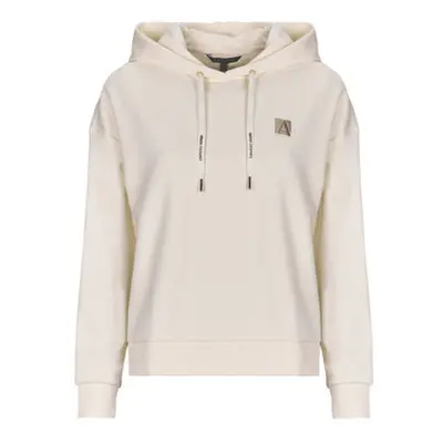 Armani Exchange 6DYM61 women's Sweatshirt in Beige