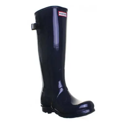 Hunter Orig Back Adj G women's Wellington Boots in Blue