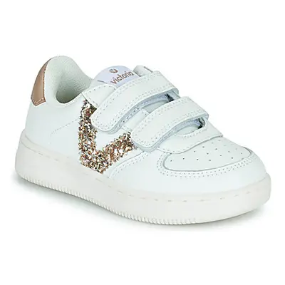 Victoria TIEMPO EFECTO PIEL FAN girls's Children's Shoes (Trainers) in Gold