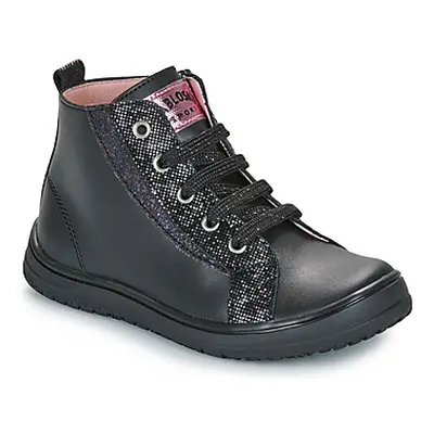 Pablosky 435518-C girls's Children's Shoes (High-top Trainers) in Black