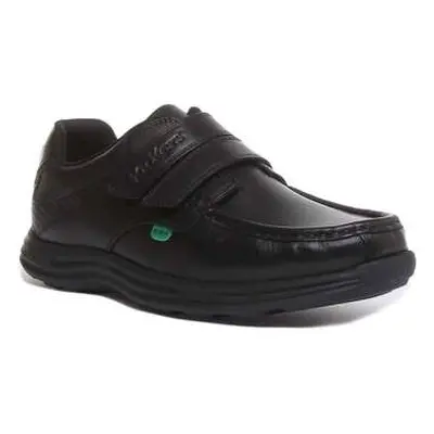 Kickers Reasan Velcro Black men's Trainers in Black