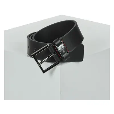 HUGO Giove-Mplate_Sz35 men's Belt in Black