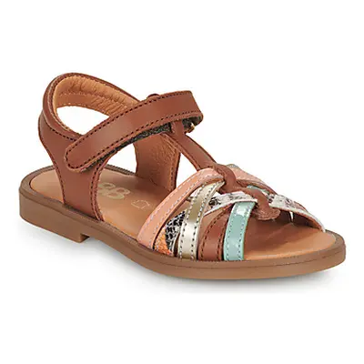 GBB ANNABELLE girls's Children's Sandals in Brown