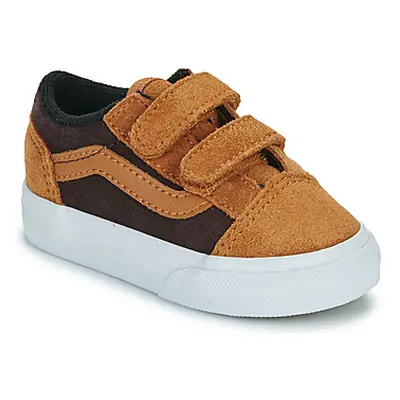 Vans Old Skool V boys's Children's Shoes (Trainers) in Brown