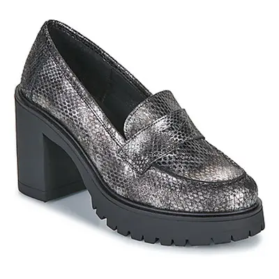 Sweet Lemon NAELY women's Loafers / Casual Shoes in Silver