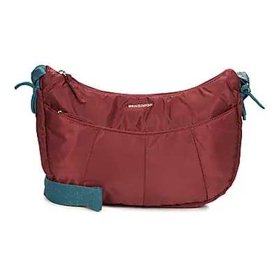 Bensimon HALF MOON BAG women's Shoulder Bag in Bordeaux