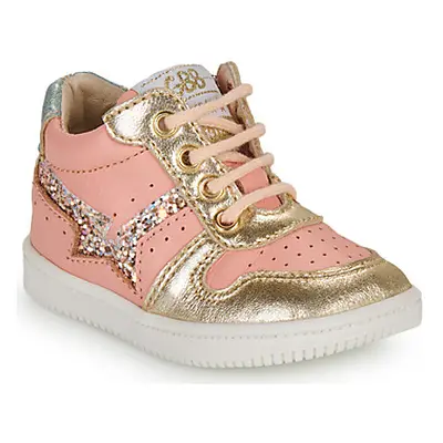 GBB BOUBI girls's Children's Shoes (High-top Trainers) in Pink