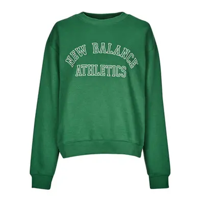 New Balance GRAPHIC FLEECE CREW women's Sweatshirt in Green