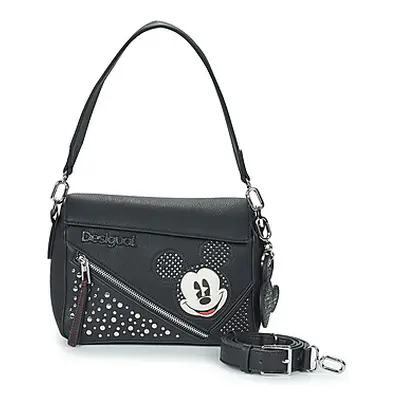 Desigual BAG MICKEY STUDSTYLE PHUKET MINI NO FLAP women's Shoulder Bag in Black