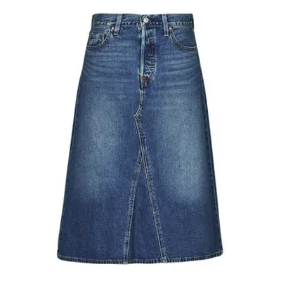 Levis HR A LINE DECON SKIRT women's Skirt in Blue