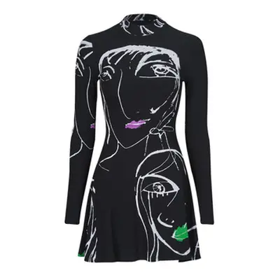 Desigual VEST OREGÓN women's Dress in Black