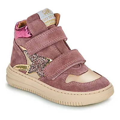 GBB YARA girls's Children's Shoes (High-top Trainers) in Pink