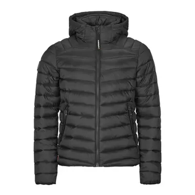 Superdry HOODED FUJI SPORT PADDED men's Jacket in Black