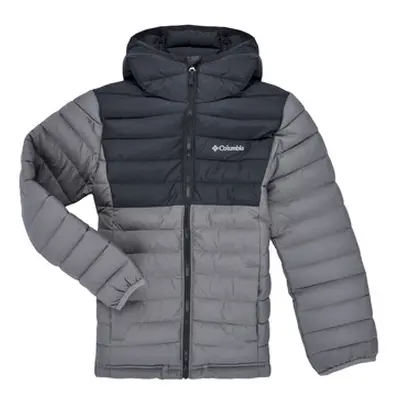 Columbia Powder Lite II Hooded Jacket boys's Children's Jacket in Black