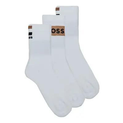 BOSS 3P QS Giftset Iconic men's Stockings in White