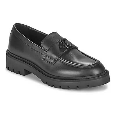 Calvin Klein Jeans FLATFORM LOAFER HW MGLTH women's Loafers / Casual Shoes in Black