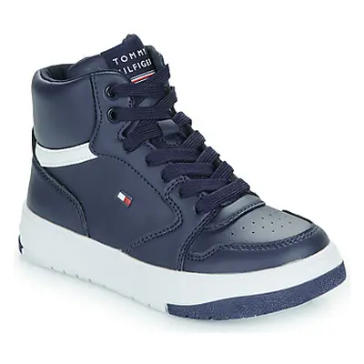 Tommy Hilfiger NATHAN boys's Children's Shoes (High-top Trainers) in Blue