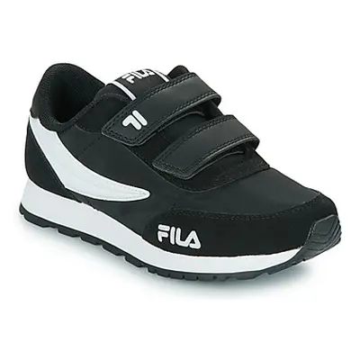 Fila ORBIT REVOLUTION velcro kids girls's Children's Shoes (Trainers) in Black