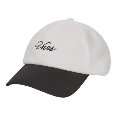 Vans Script Curved Bill Jockey men's Cap in White