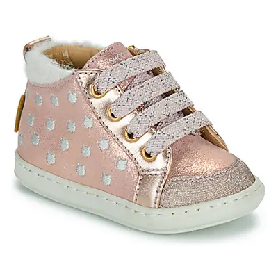 Shoo Pom BOUBA POM POM girls's Children's Shoes (High-top Trainers) in Pink