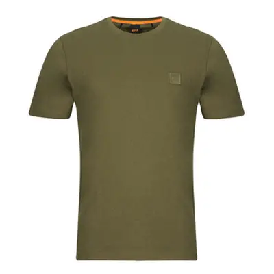 BOSS Tales men's T shirt in Kaki