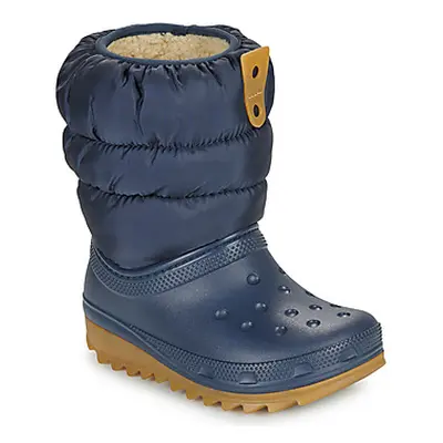 Crocs Classic Neo Puff Boot K girls's Children's Snow boots in Blue