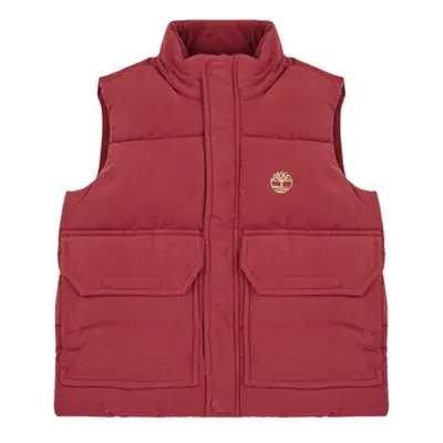 Timberland DOUDOUNE SANS MANCHES T60283/95A boys's Children's Jacket in Red