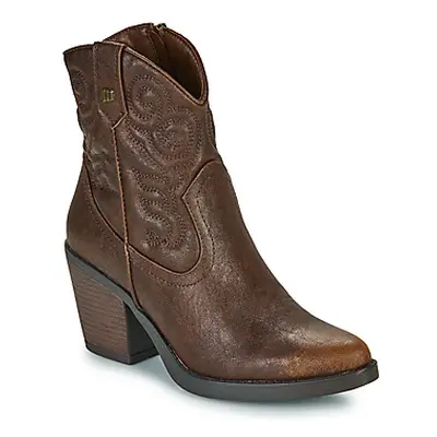 MTNG 59581 women's Low Ankle Boots in Brown