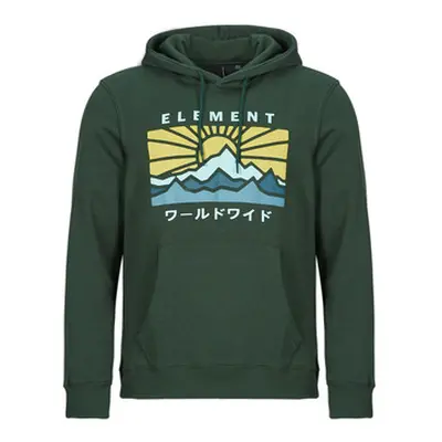 Element KYOTO HOOD men's Sweatshirt in Green