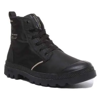 Palladium Lite Recycled Waterproof Boot women's Low Ankle Boots in Black