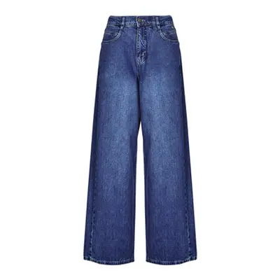 Freeman T.Porter JANE DENIM women's Flare / wide jeans in Blue