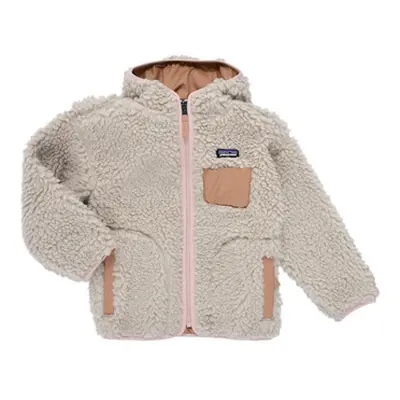 Patagonia BABY RETRO-X HOODY girls's Children's fleece jacket in Beige