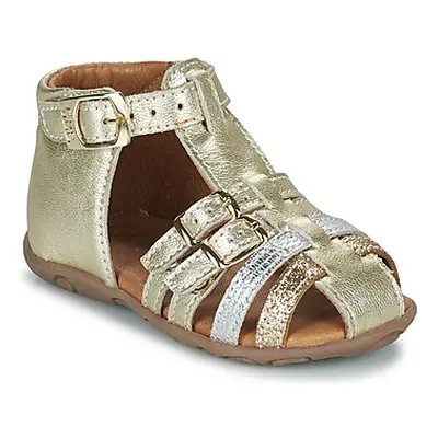 GBB RIVIERA girls's Children's Sandals in Gold