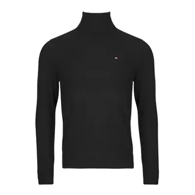 Tommy Hilfiger PIMA ORG CTN CASHMERE ROLL NECK men's Sweater in Black