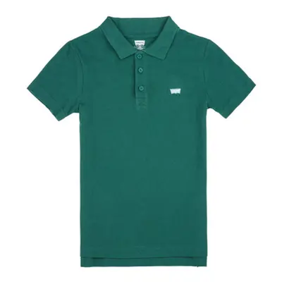 Levis LVB BACK NECK TAPE POLO boys's Children's polo shirt in Green