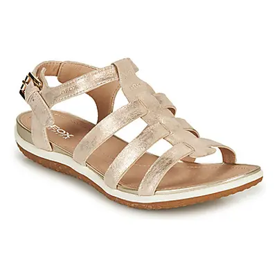 Geox D SANDAL VEGA A women's Sandals in Gold