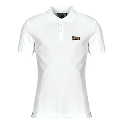 Versace Jeans Couture POLO77GAGT08 men's Polo shirt in White