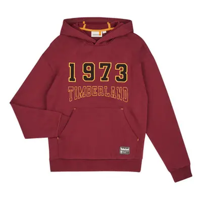 Timberland SWEAT A CAPUCHE T60317 boys's Children's sweatshirt in Red