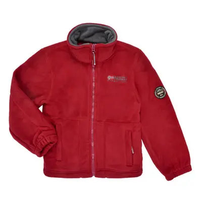 Geographical Norway TORLEON boys's Children's fleece jacket in Red