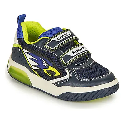 Geox INEK BOY boys's Children's Shoes (Trainers) in Blue