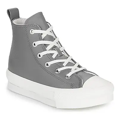 Converse CHUCK TAYLOR ALL STAR EVA LIFT boys's Children's Shoes (High-top Trainers) in Grey