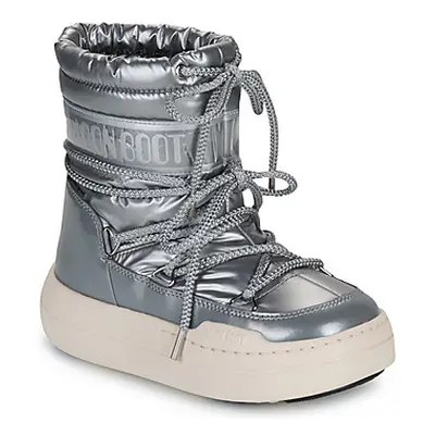 Moon Boot MB JR PARK BOOT girls's Children's Snow boots in Silver