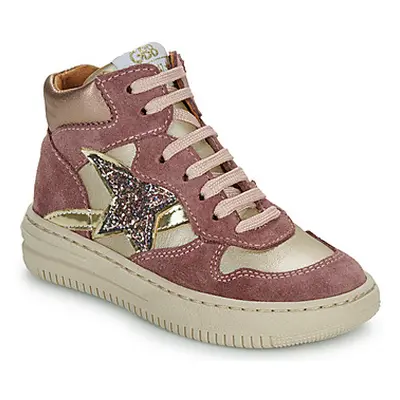 GBB ZHURA girls's Children's Shoes (High-top Trainers) in Pink