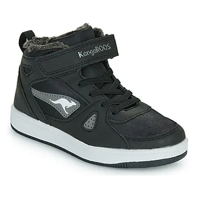 Kangaroos K-CP Kalley II EV boys's Children's Shoes (High-top Trainers) in Black