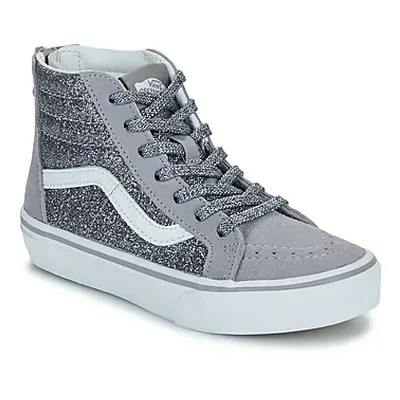 Vans SK8-Hi Zip girls's Children's Shoes (Trainers) in Grey